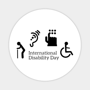 Internasional disability day Magnet